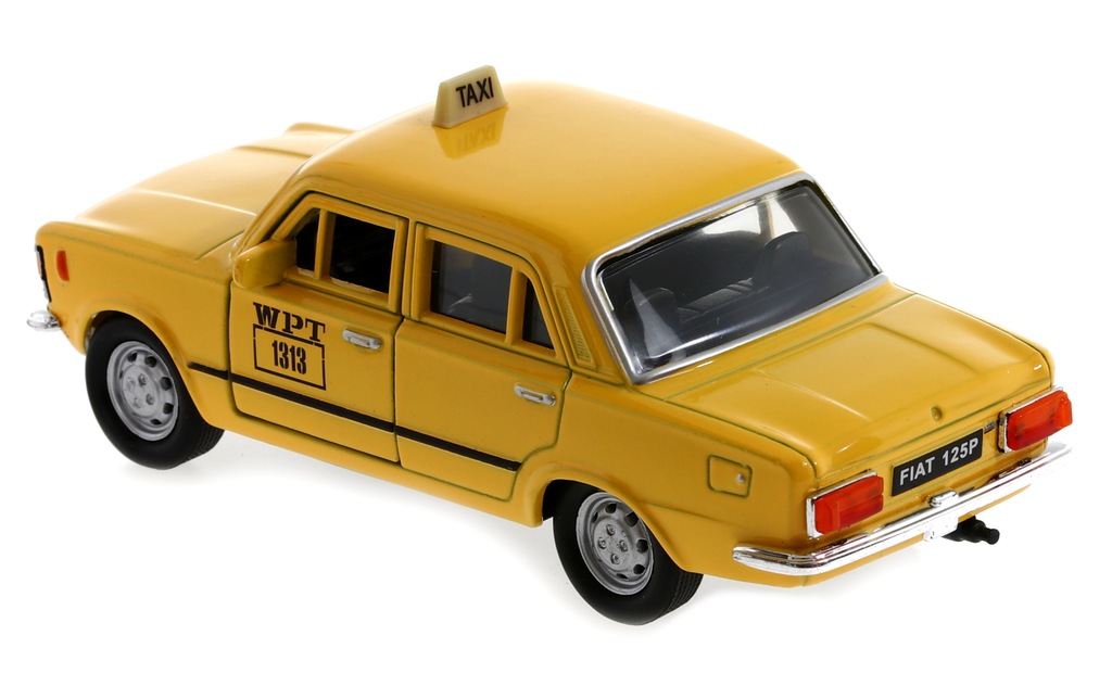 Welly Model Metalowy Fiat 125P TAXI 1313 Zmiennicy