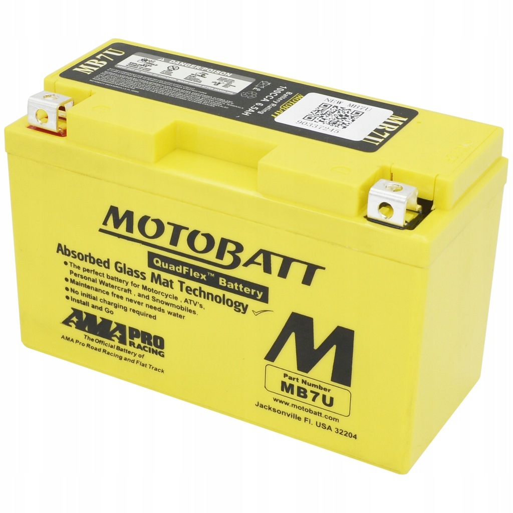 Akumulator MotoBatt MB7U AGM żelowy GEL