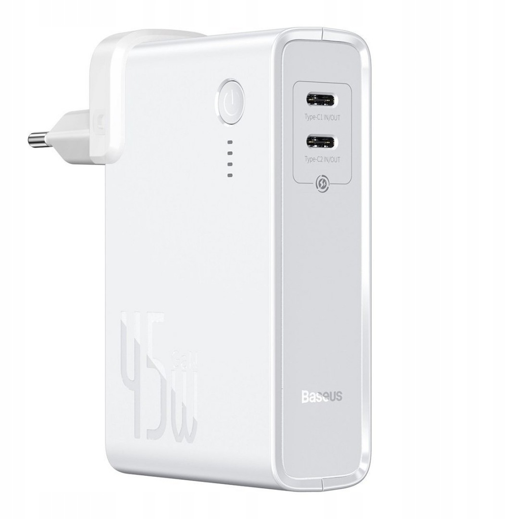 Ładowarka GaN + powerbank 10000mAh 2w1 Baseus Powe