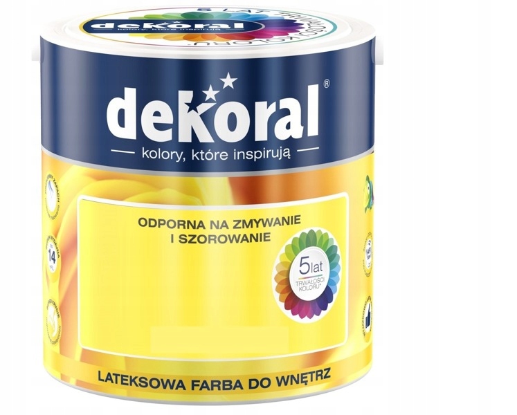 Farba Akrylit W - cytrynowa beza DEKORAL 5L