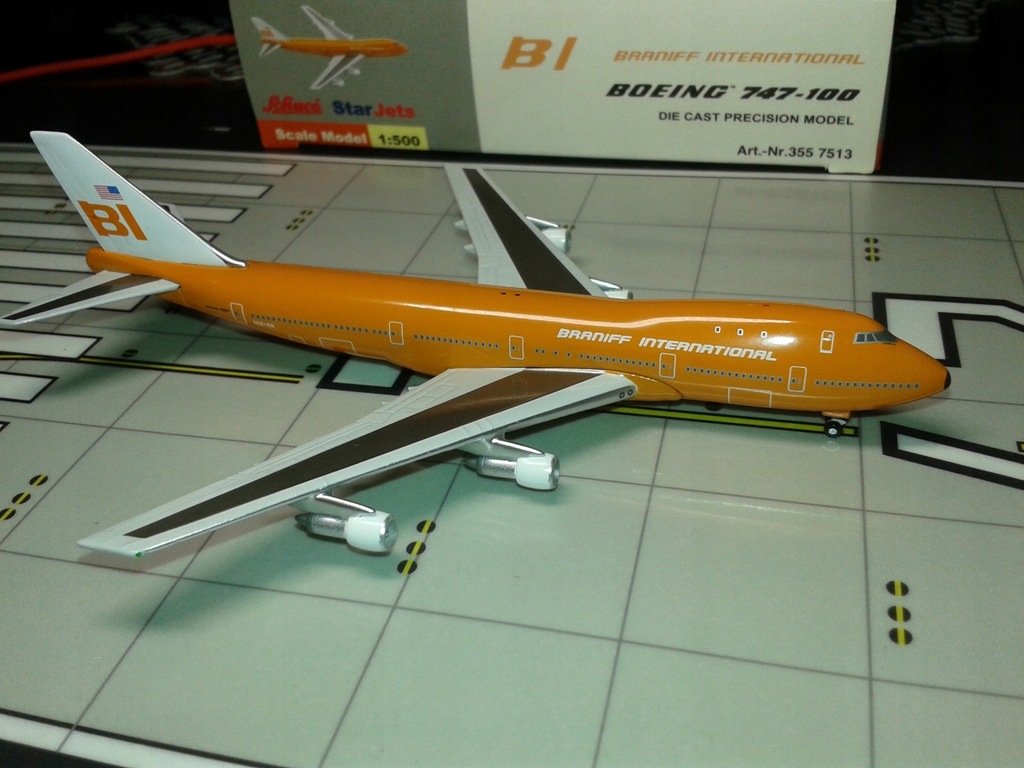 BOEING B 747-100 BRANIFF HERPA / STAR JETS 1:500