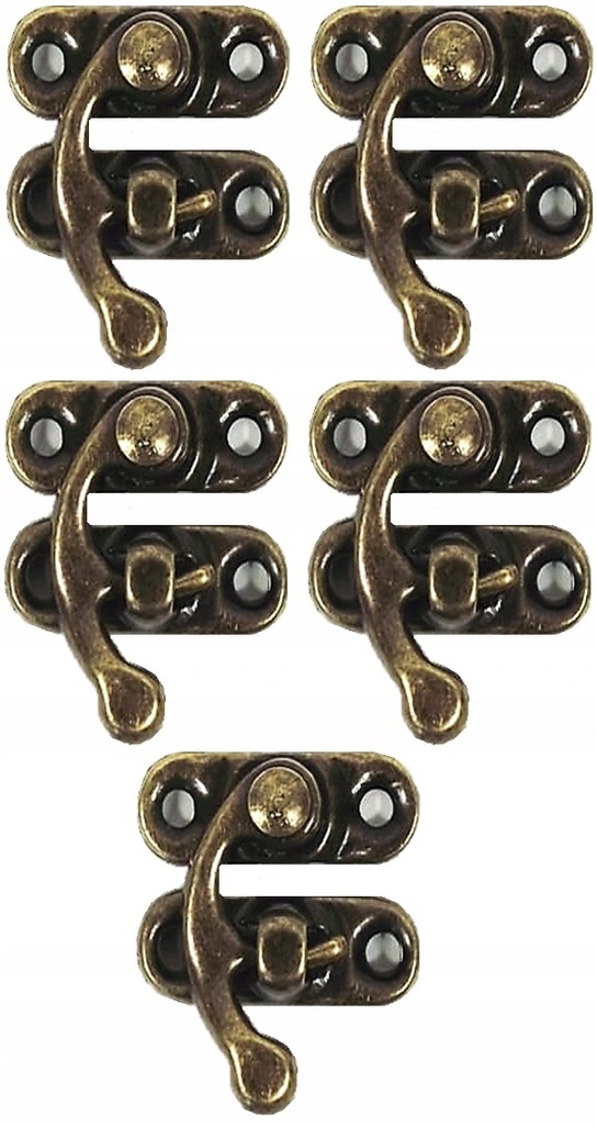 Ozdoby Zamek do Szkatułek 26/31mm wz 3/5 szt