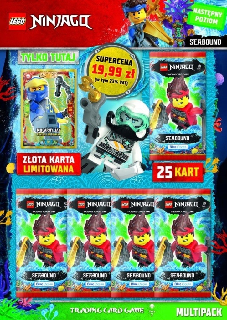 LEGO NINJAGO seria 7 Następny Poz Multipack Karty - 12637670480 ...