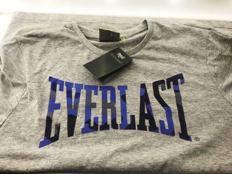 T-SHIRT EVERLAST SZARA ROZM.XL