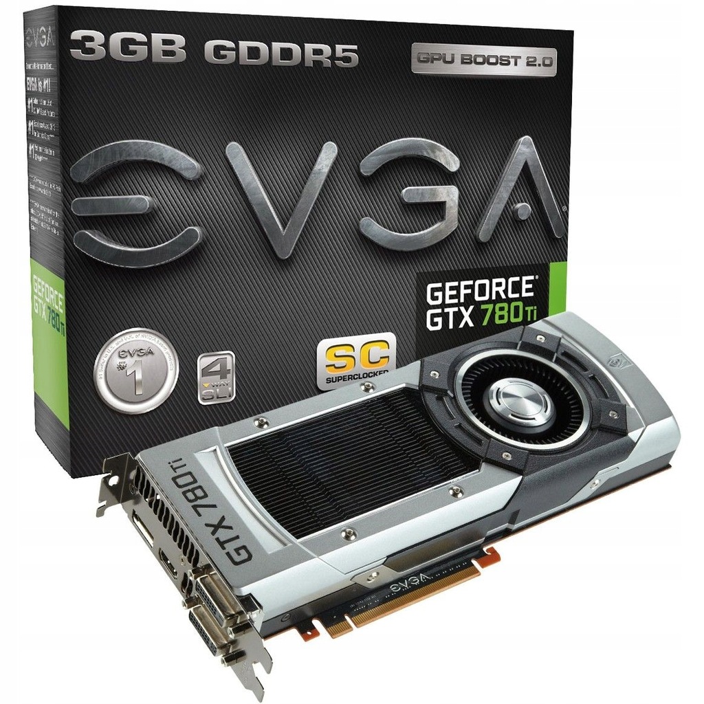 Karta Graficzna Evga Geforce Gtx 780 Ti 3gb Gddr5 8644785494 Oficjalne Archiwum Allegro