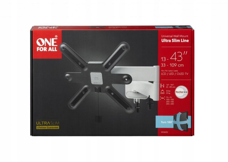 ONE For ALL Wall Mount, WM 6252, 13-43 ",