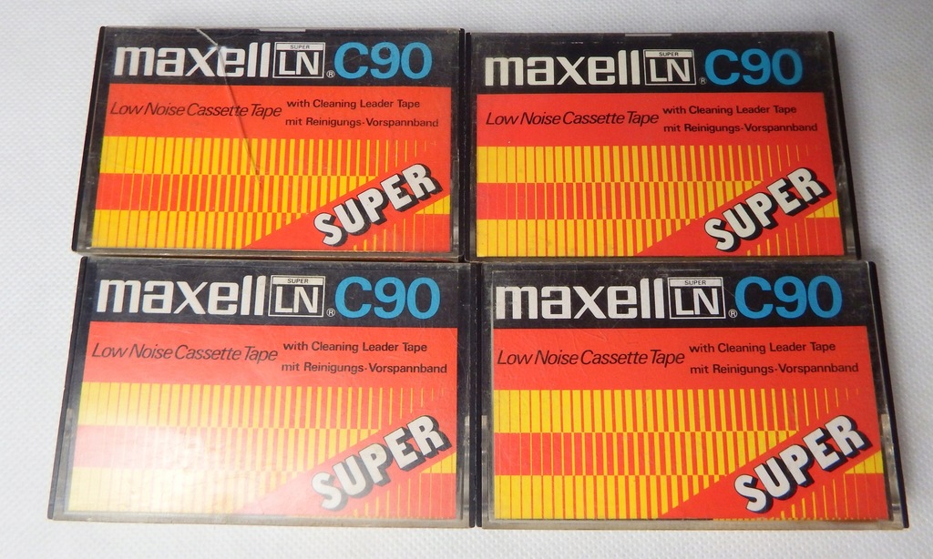MAXELL LN C 90 SUPER STARE KASETY 4SZT.NR.47