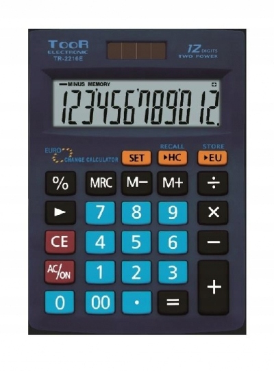 Kalkulator biurowy 12-pozycyjny TR-2216 TOOR