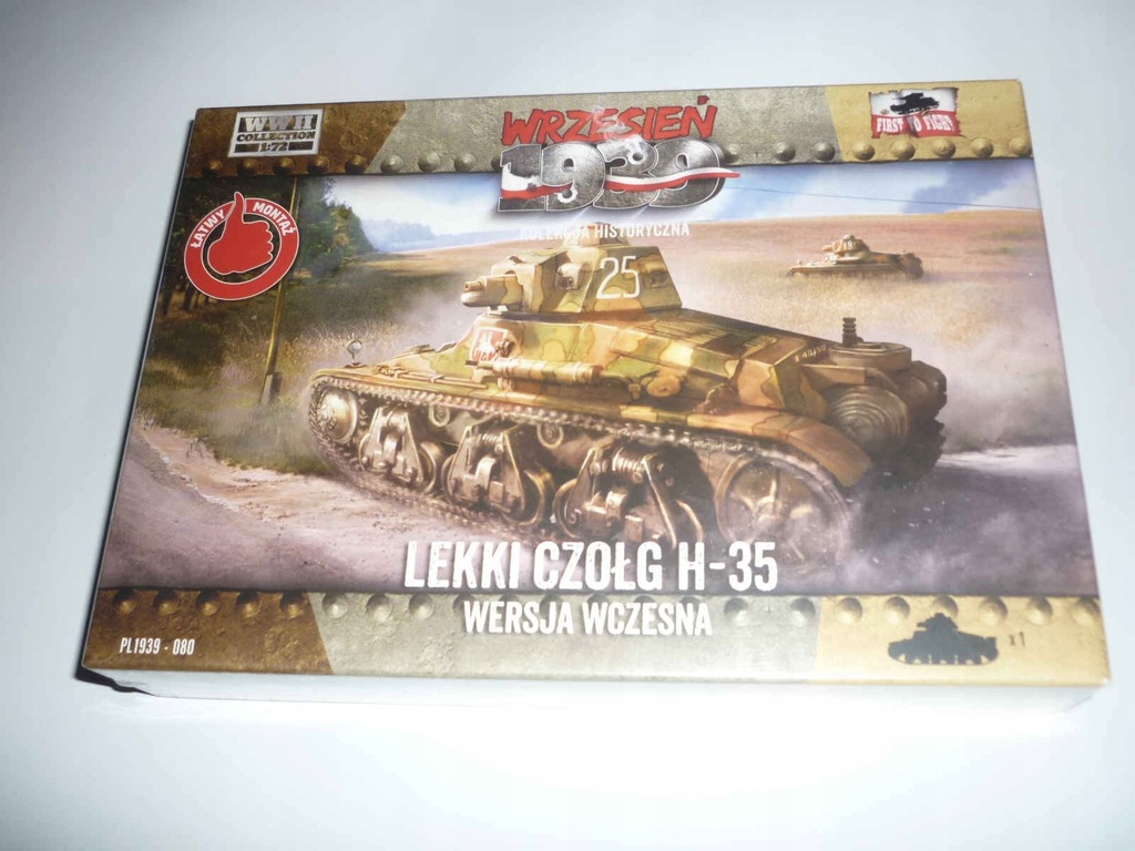 wrzesień 1939 nr 80 lekki czołg H-35 wersja późna