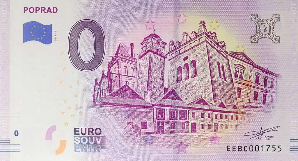 0 Euro - Poprad - Słowacja - 2018