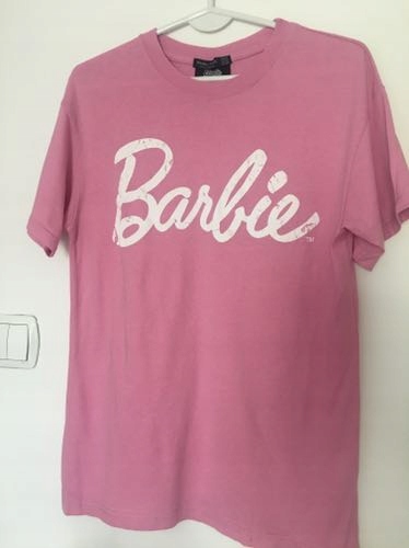 BARBIE KOSZULKA T-SHIRT RÓŻOWA BERSHKA