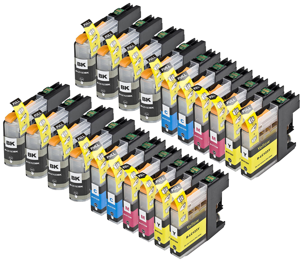 4 Cartucce Di Inchiostro Giallo Per Brother DCP-J552DW MFC-J470DW - Foto 8