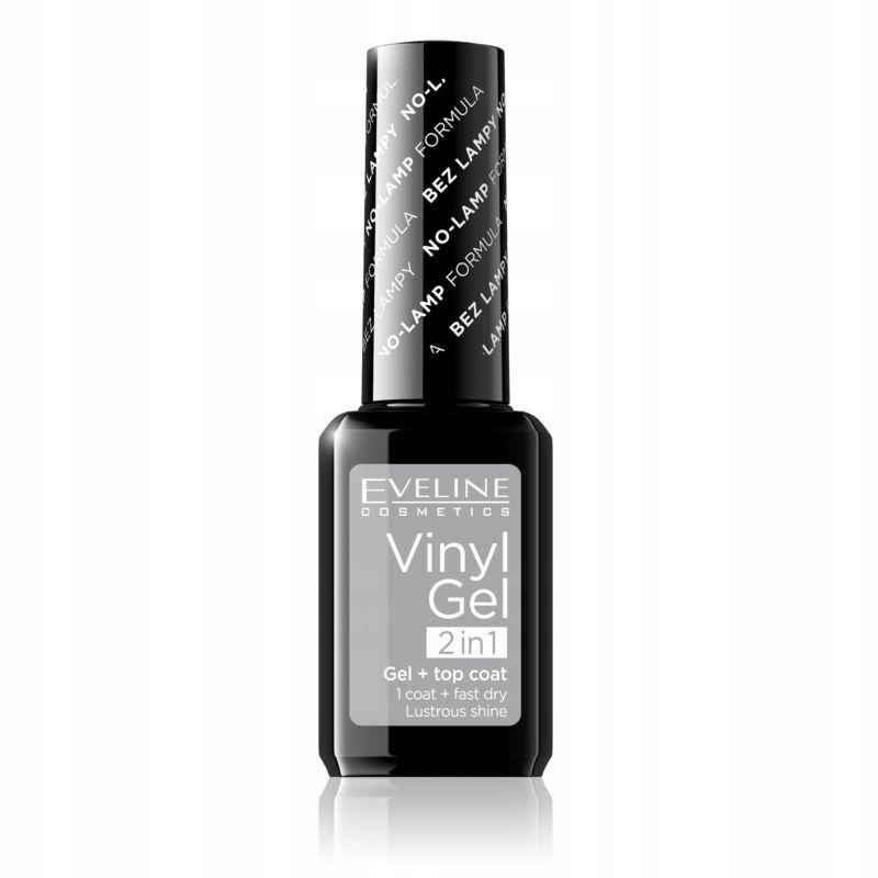 EVELINE Vinyl Gel + Top Coat 2in1 lakier winylowy