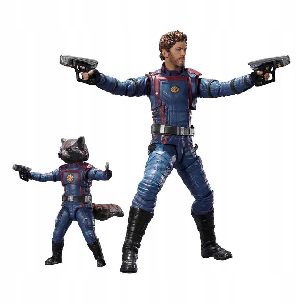 Guardians of the Galaxy 3 S.H. Figuarts Action Figures Star Lord & Rocket R