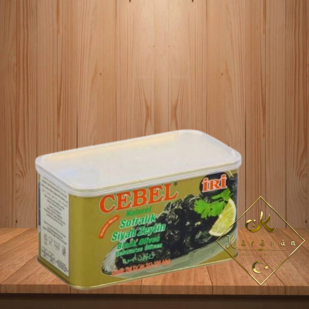 Oliwki czarne z pestkami CEBEL 750g