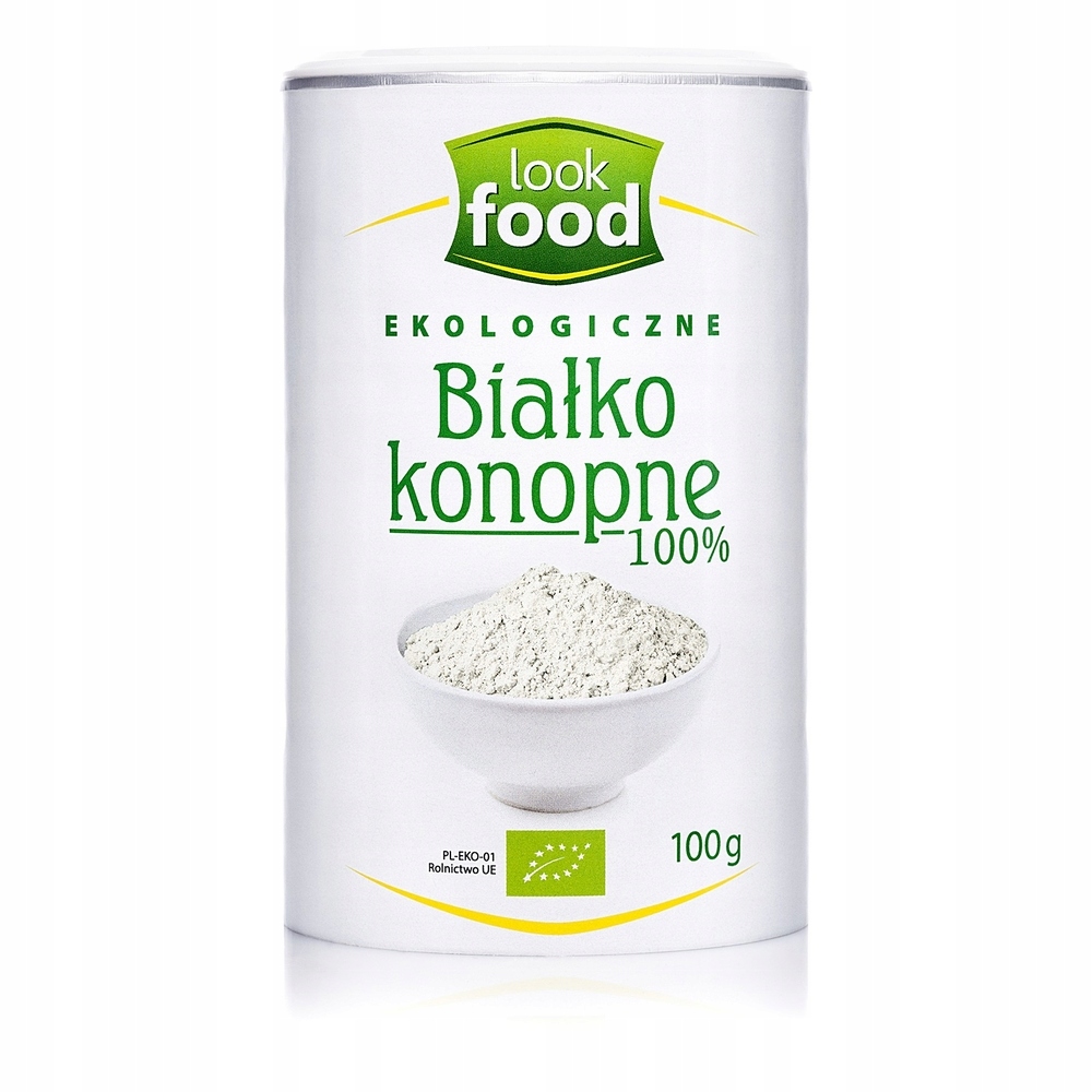 LOOK FOOD BIAŁKO KONOPNE BIO 100 G