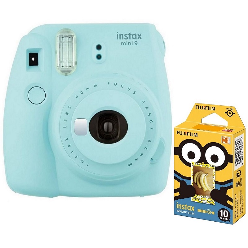 Fuji Instax mini 9 Niebieski Ice Blue + 10 wkładów