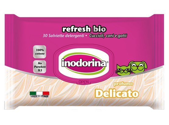 Inodorina Chusteczki Bio Delicato 30szt