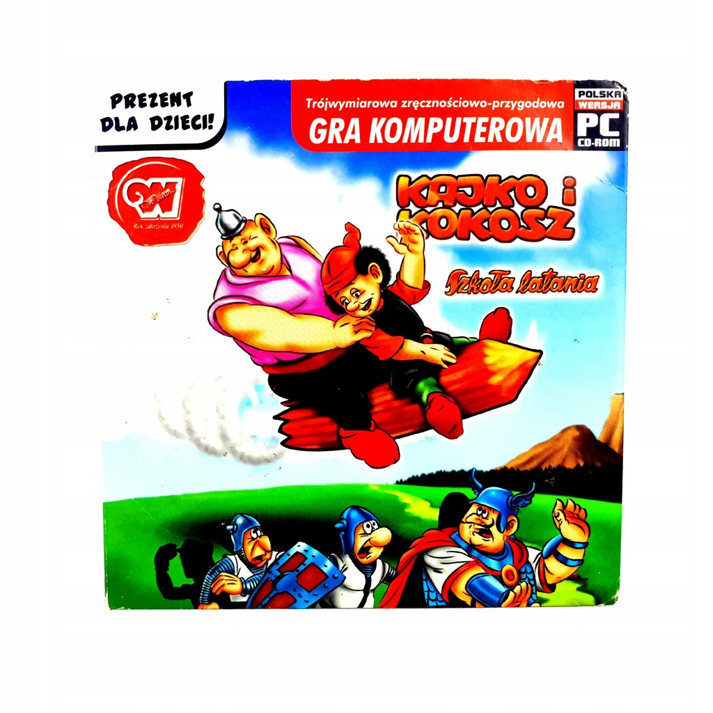 Bohaterowie Kajko I Kokosz Szkoła Latania KAJKO I KOKOSZ SZKOŁA LATANIA PC POLSKA WERSJA PL - 7833687719