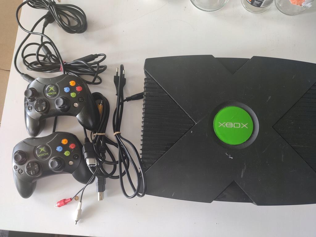 xbox classic +2 pady+ kable 80GB