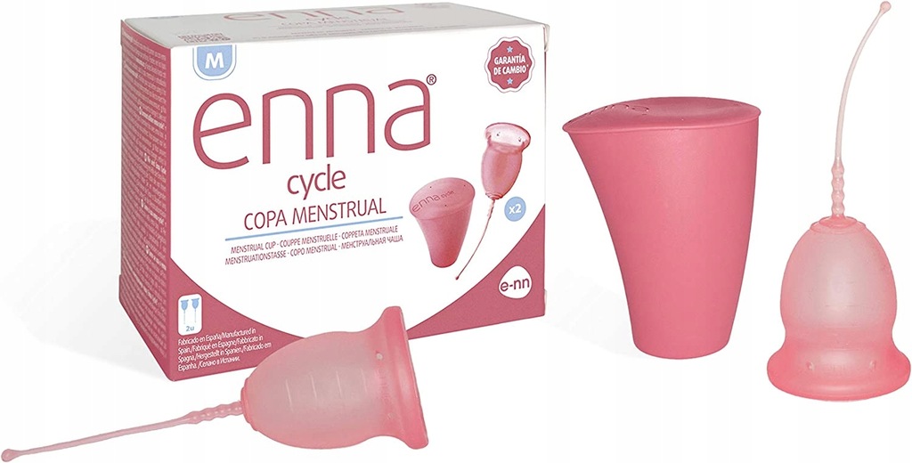 KUBECZEK MENSTRUACYJNY ENNA CYCLE ROZMIAR M 2 SZT