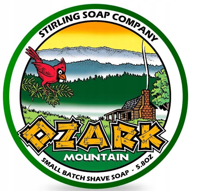 STIRLING SOAP COMPANY Krem do golenia Ozark Mountain Zapach Góry 170 ml