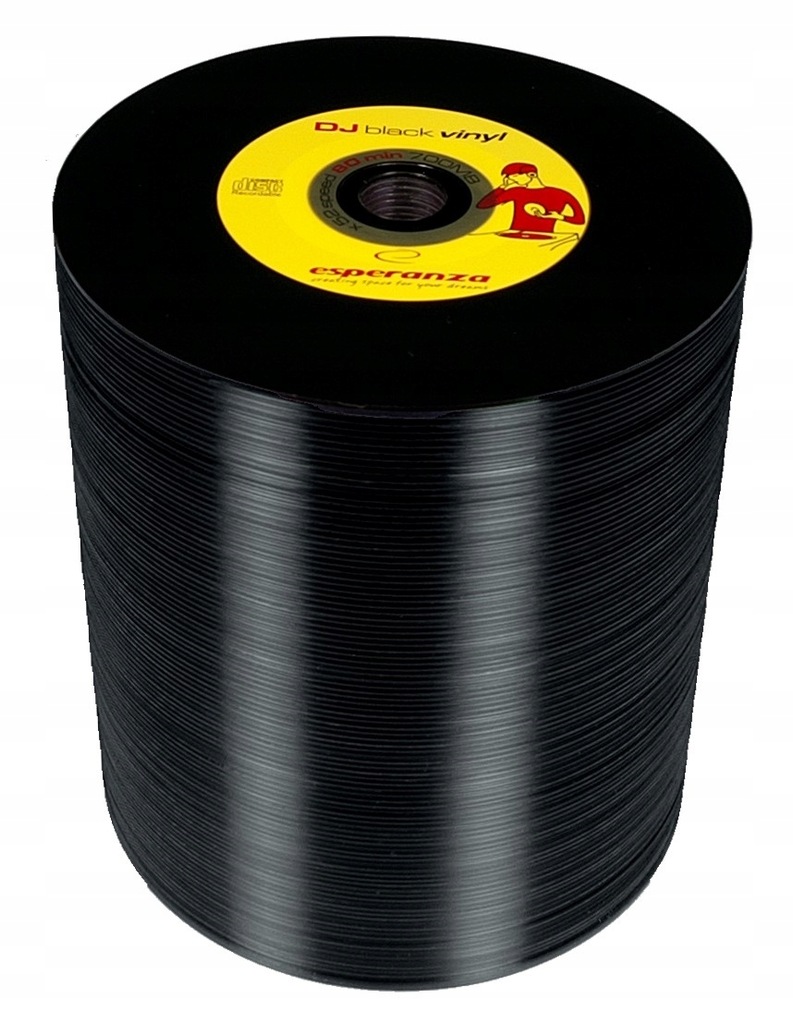 ESPERANZA CD-R Vinyl - S-100 (czarny nośnik)
