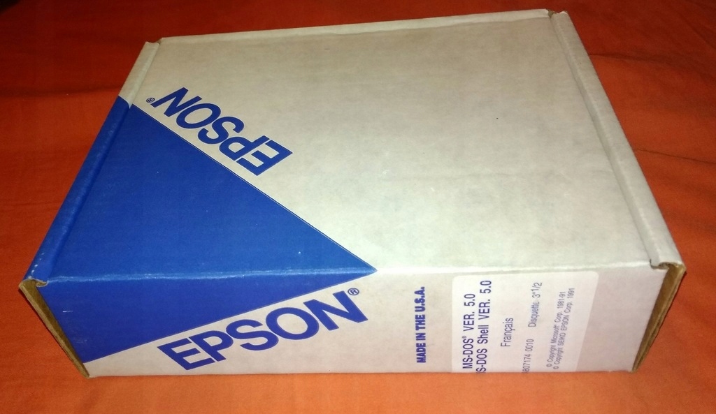System Microsoft MS DOS 5.0BOX dyskietki 3,5'folia