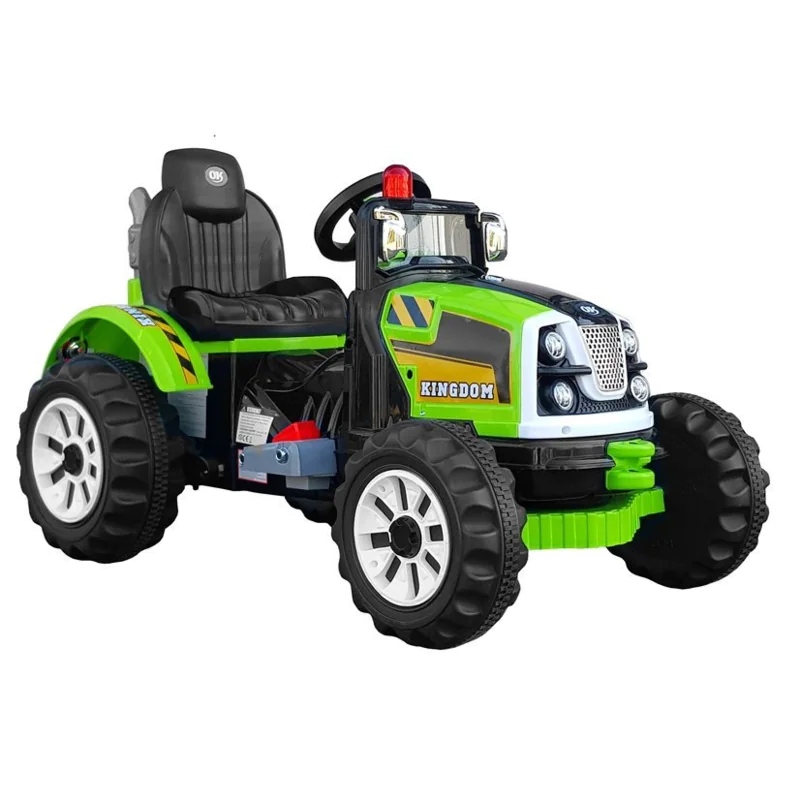 ND24_4710 Traktor na Akumulator Kingdom Zielony