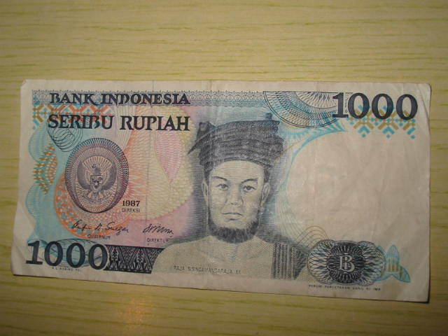 1000 rupii INDONEZJA