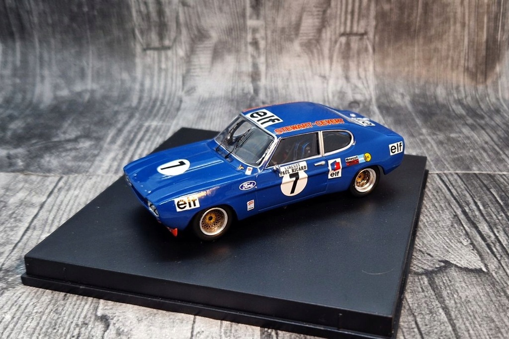 TROFEU 1972 Ford Capri 2600RS "7" Paul Ricard 6h skala 1:43