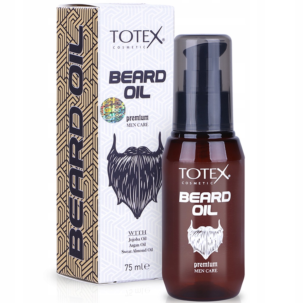 Totex Beard Oil Profesjonalny Olejek Do Brody Wygładza Zmiękcza Zarost 75ml