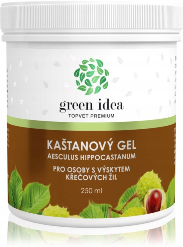 Green Idea Topvet Premium Kaštanový gel żel do masażu na żyły i naczynia kr