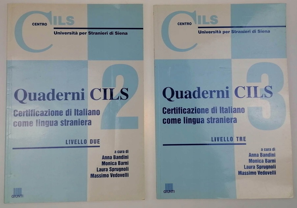Quaderni CILS 2, Quaderni CILS 3 - Anna Bandini