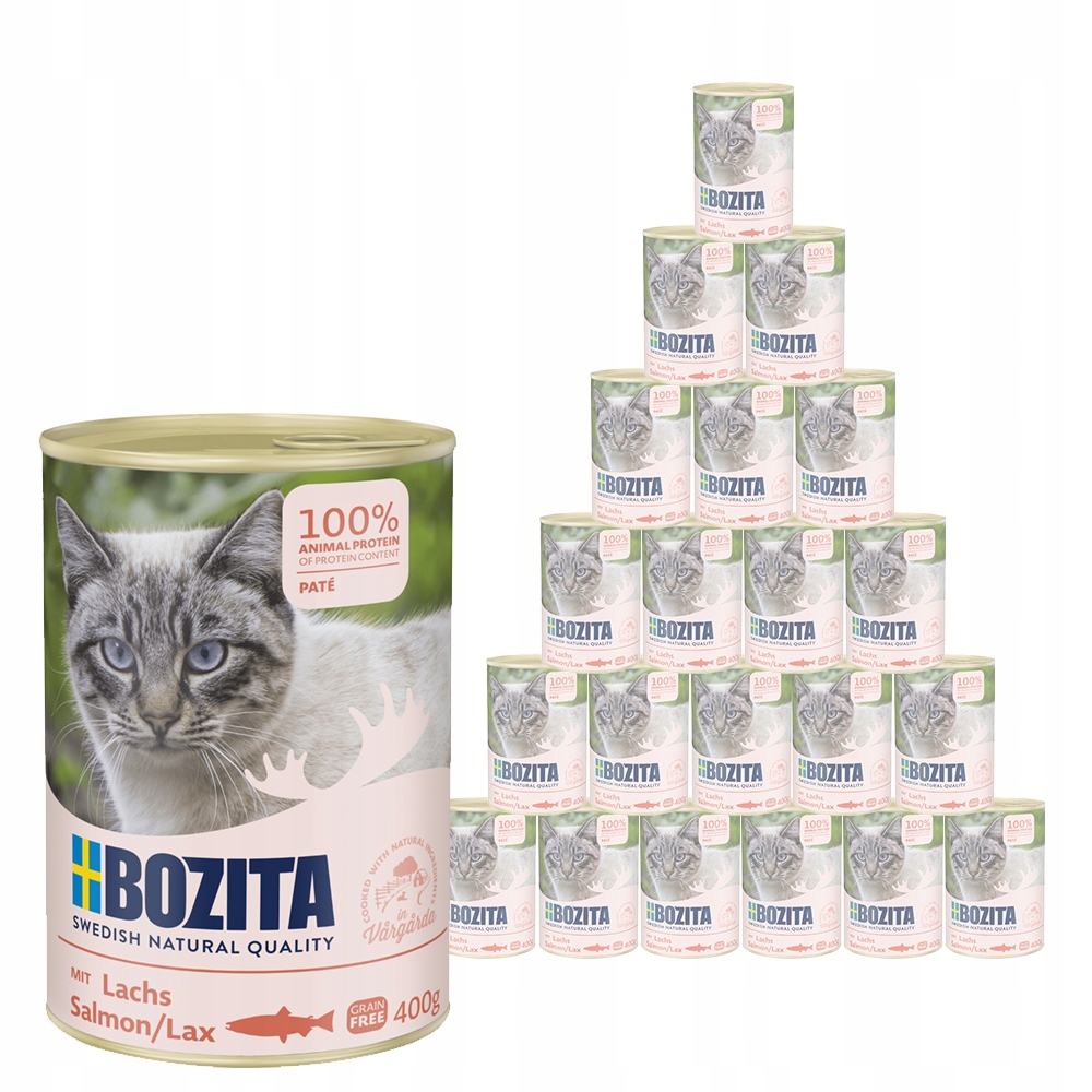 Bozita pasztet z łososiem 24x410g