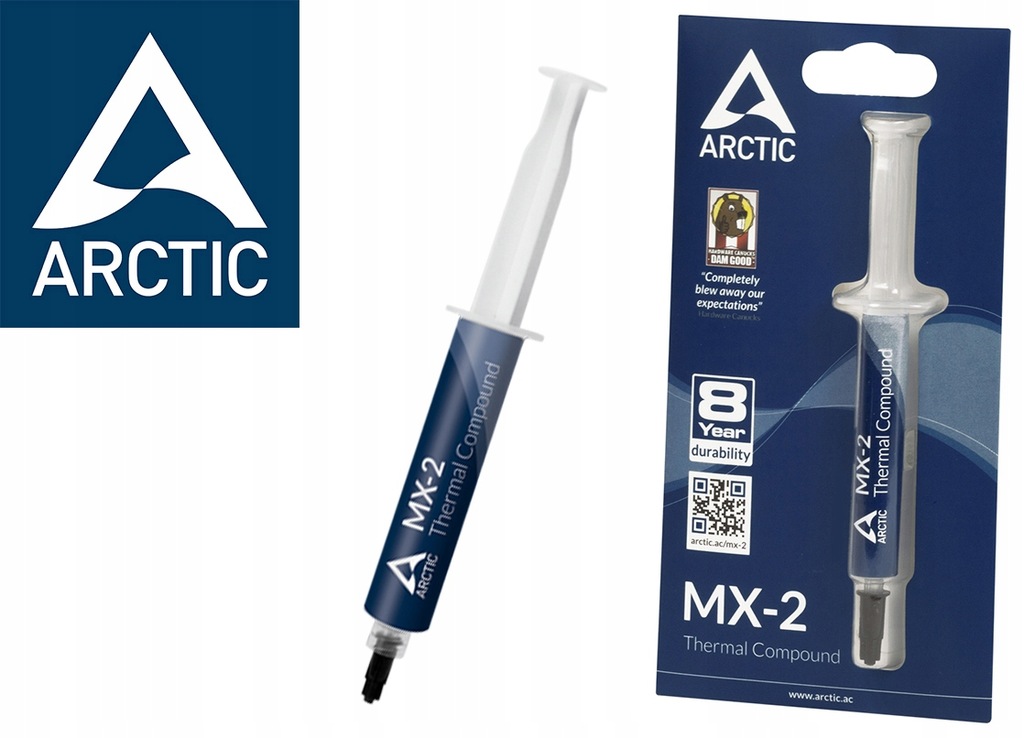 Купить Термопаста для процессора ARCTIC MX-2 4g: отзывы, фото, характеристики в интерне-магазине Aredi.ru