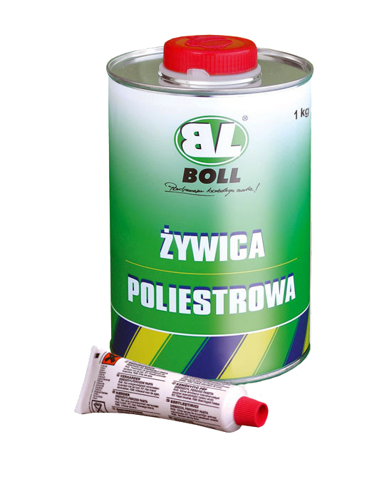 BOLL ZESTAW ŻYWICA POLIESTROWA Z UTWARDZACZEM 1KG