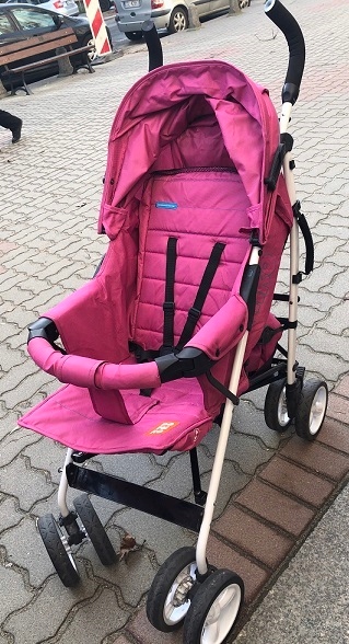 BOMIKO XL Pink 08 spacerówka parasolka Wózek 15kg