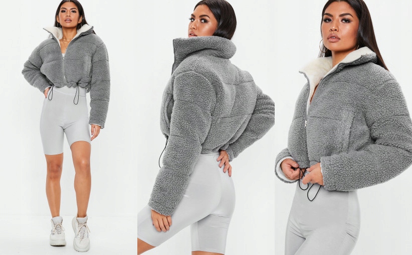 Y1B101*MISSGUIDED DWUSTRONNA KURTKA 42XL P00