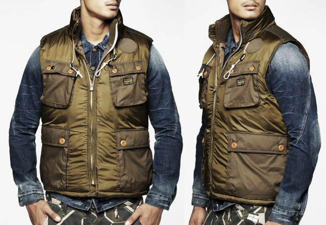 G-STAR ARCTIC VEST BEZRĘKAWNIK PUCHOWY ASPEN r. S