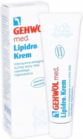 Gehwol Med Lipidro krem silnie nawilżający do suchych wrażliwych stóp 75 ml