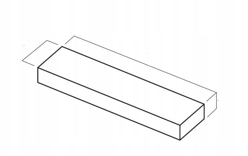 Bruk daszek Claro 20x80x8.5 Gothic/Popielaty