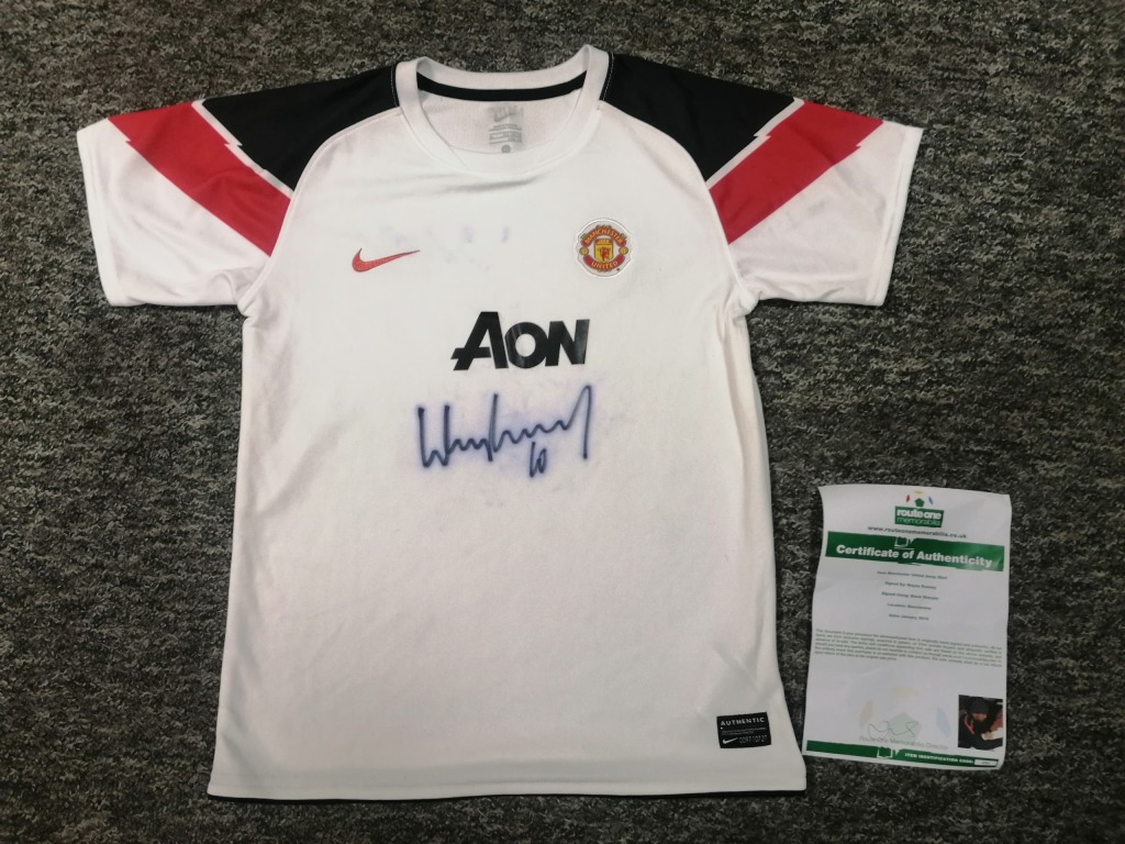 Wayne Rooney - koszulka z oryg. autografem! (ZAG)