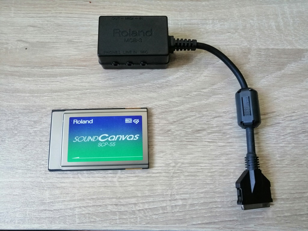 Roland PCMCIAカード MIDI音源 SCP-55