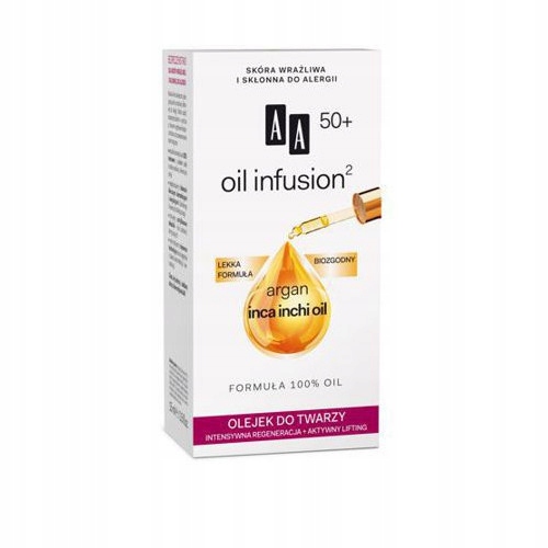 AA OIL INFUSION2 50+ OLEJEK DO TWARZY LIFTING 15ml