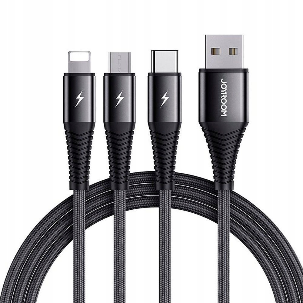 Kabel Joyroom S-1230G4 3in1 USB-C - Lightning - mi