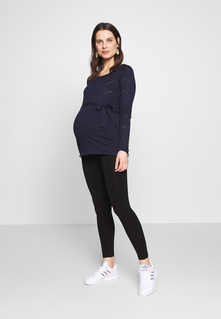 SERAPHINE MATERNITY LEGGINSY CZARNE CIĄŻOWE M BAE