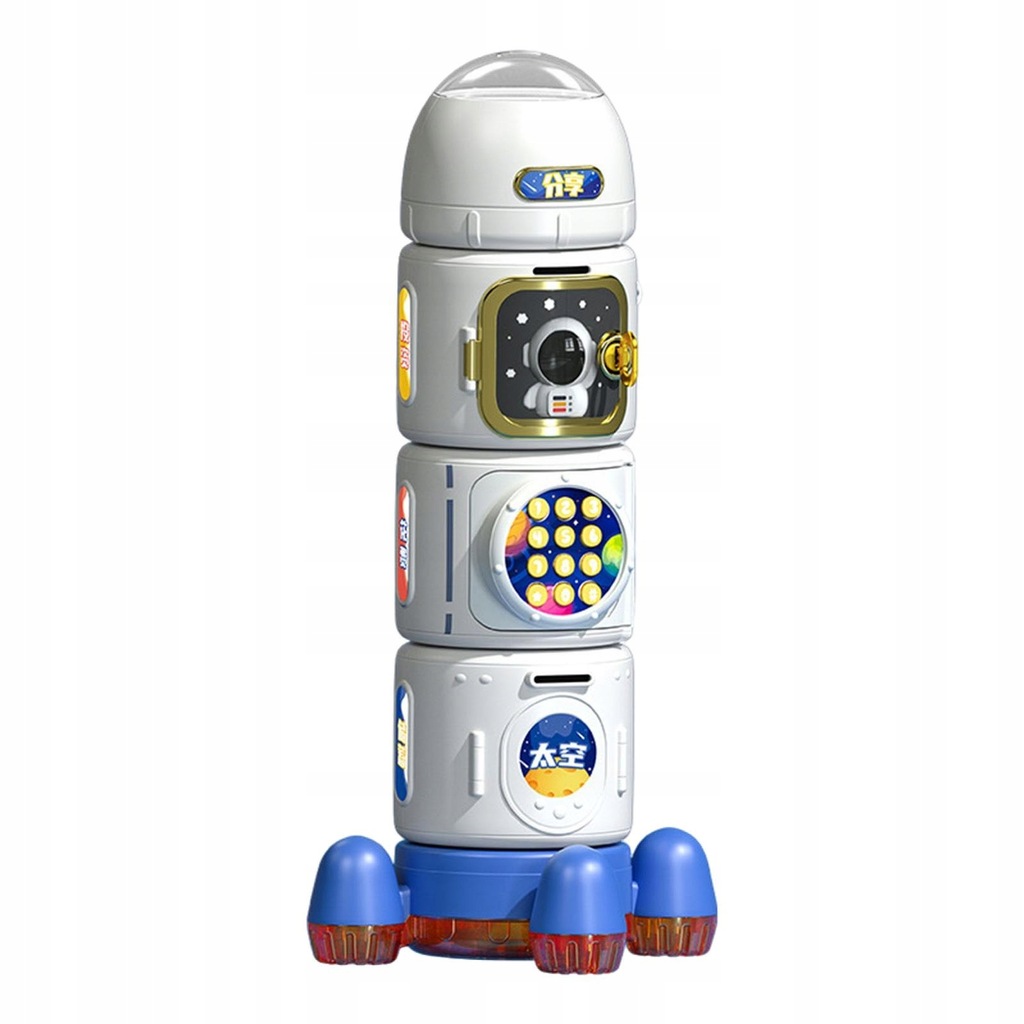 rocket Bank for Home Decor Children Boys and Girls