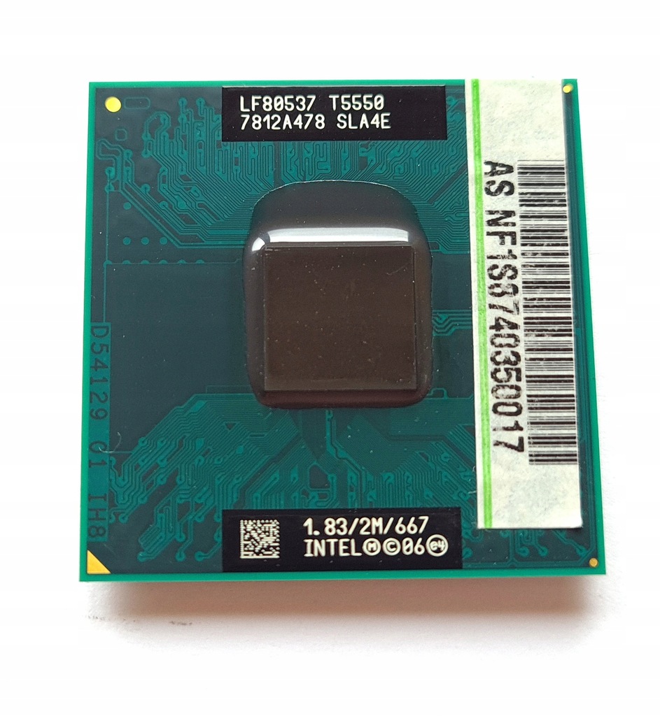 CPU Intel Core 2 Duo T5550 SLA4E 1,83 GHz