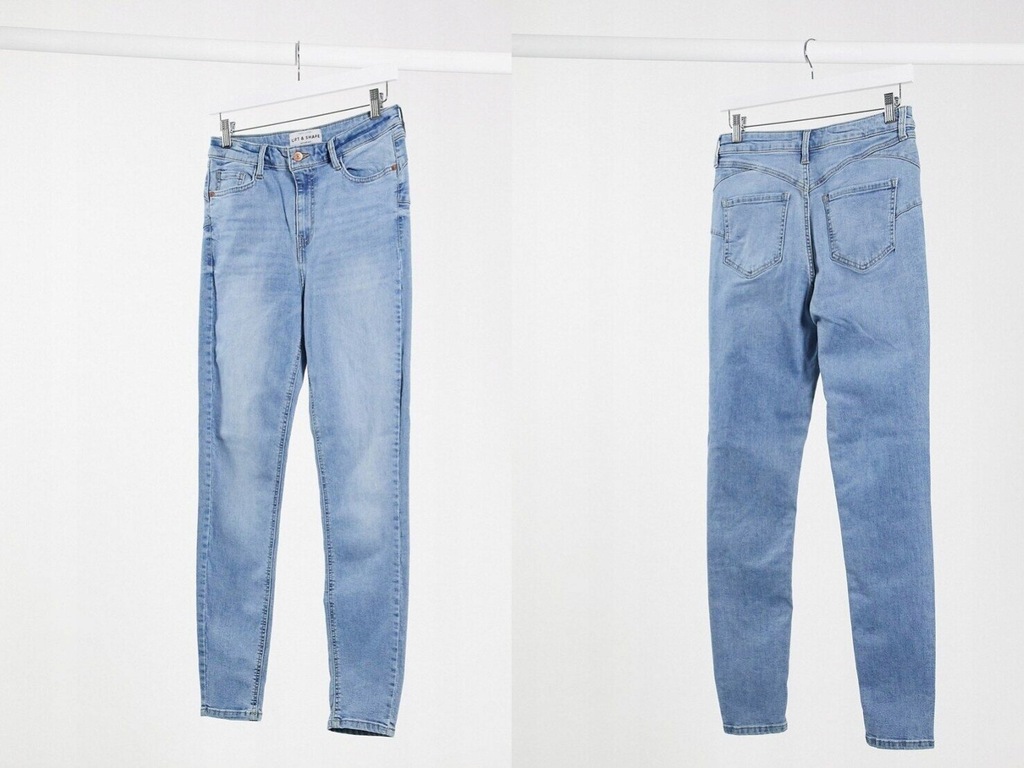 New Look Jasnoniebieskie jeansy rurki 40